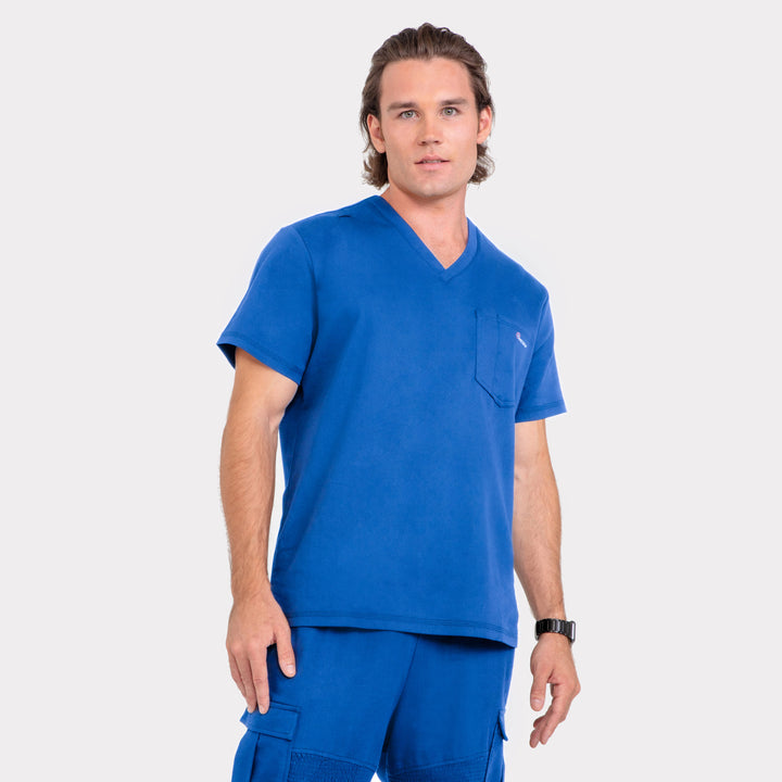 Antimicrobial Scrub Men’s V-neck Top