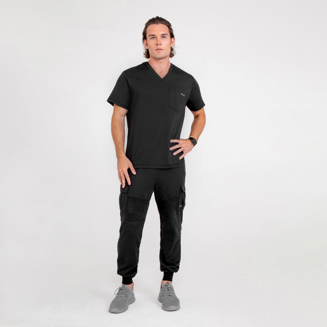 CopperActive™ Scrubs Men’s Premium Set V-neck and Jogger Pant