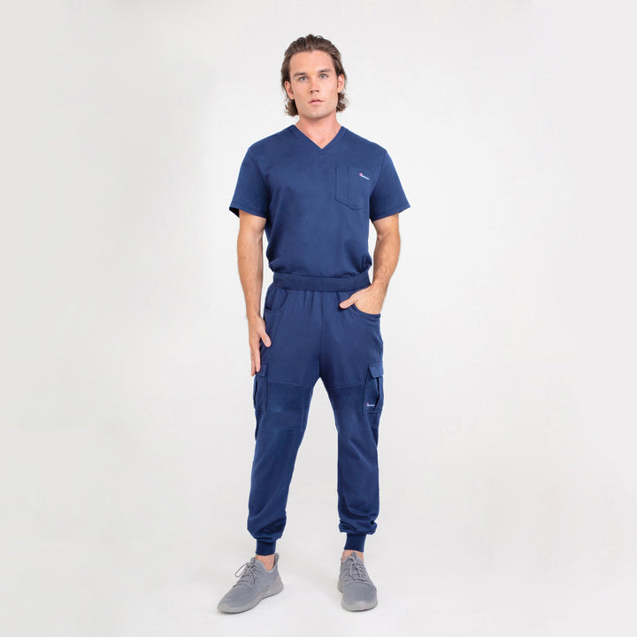 CopperActive™ Scrubs Men’s Premium Set V-neck and Jogger Pant
