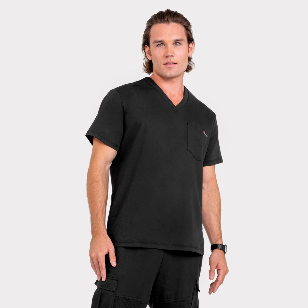 Antimicrobial Scrub Men’s V-neck Top