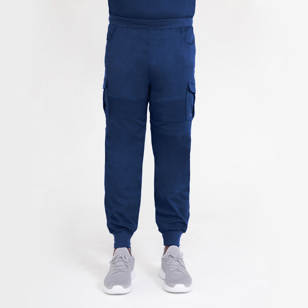 CopperActive™ Men's Scrub Custom Length Premium Navy Blue Jogger Pants