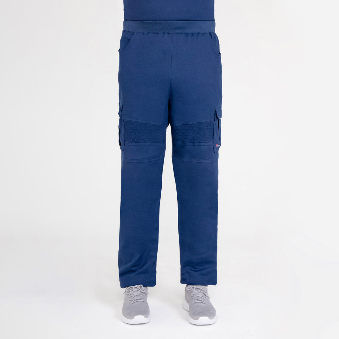 CopperActive™ Scrub Men's Custom Length Straight Leg Navy Blue Pants