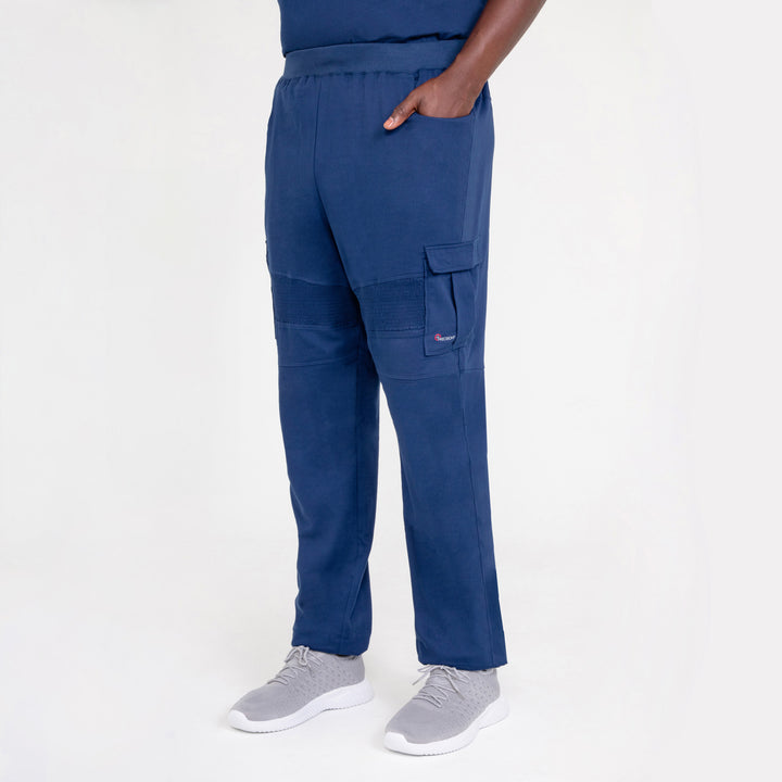 CopperActive™ Men's Scrub Custom Length Navy Blue Straight Leg Pants